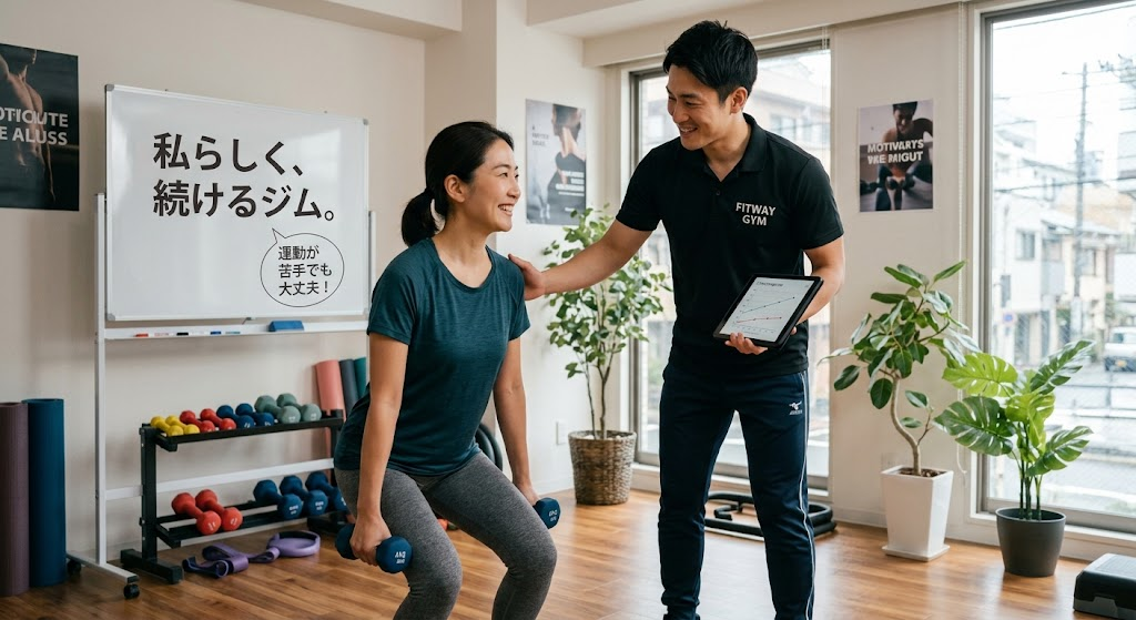 運動が苦手な女性でも、パーソナルジムは続けられますか？